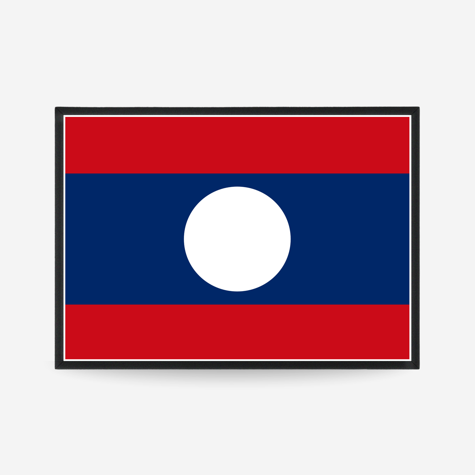 Poster of the flag of Laos
