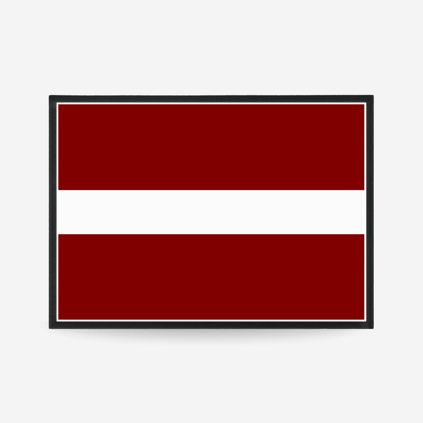 Poster of the flag of Latvia