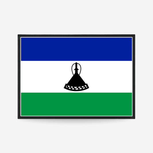 Poster of the flag of Lesotho
