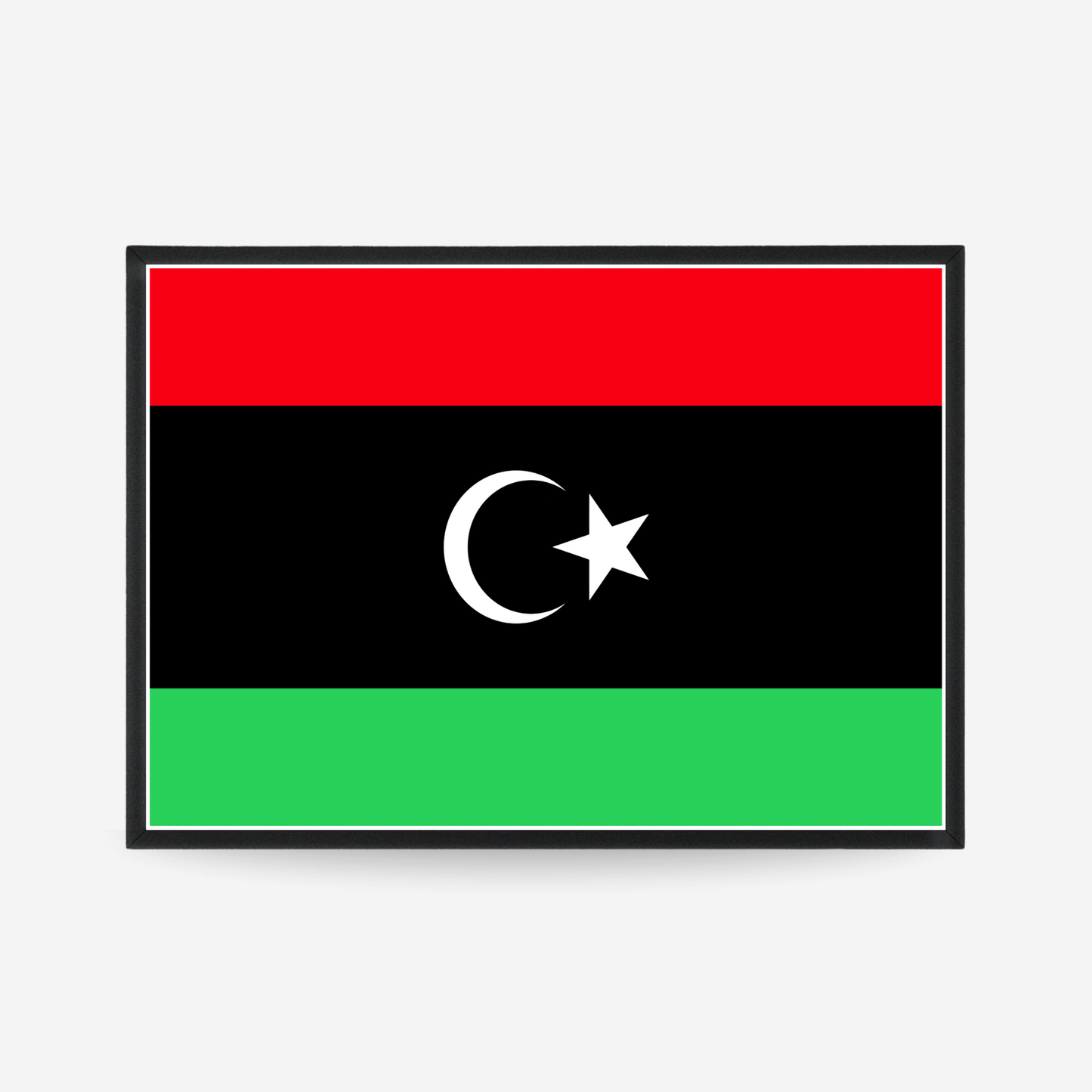 Poster of the flag of Libya
