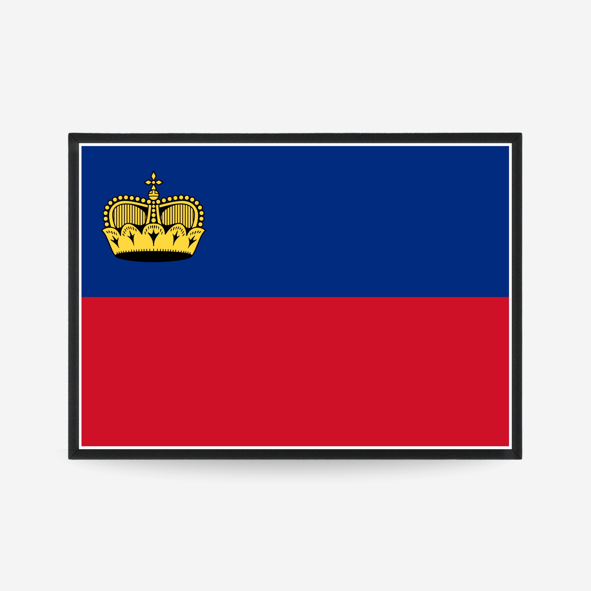 Poster of the flag of Liechtenstein
