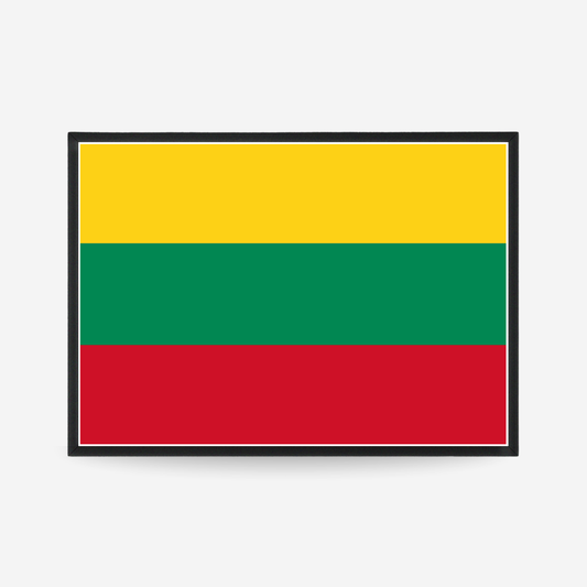 Poster of the flag of Lithuania
