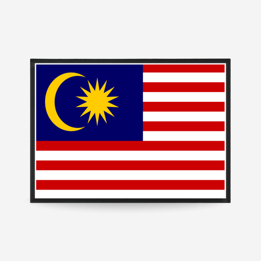 Poster of the flag of Malaysia
