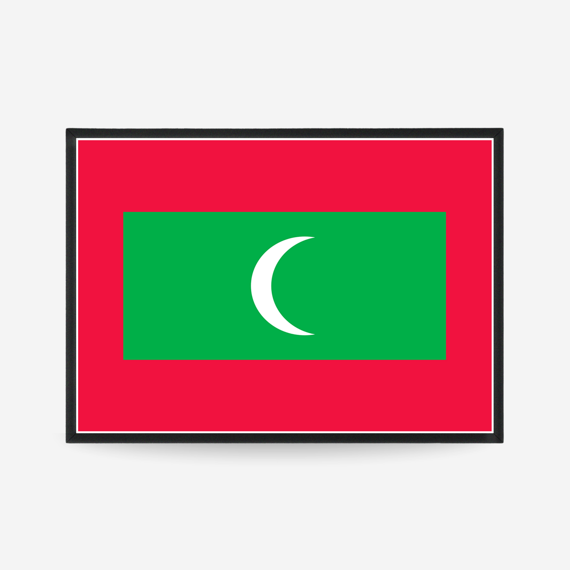Poster of the flag of Maldives
