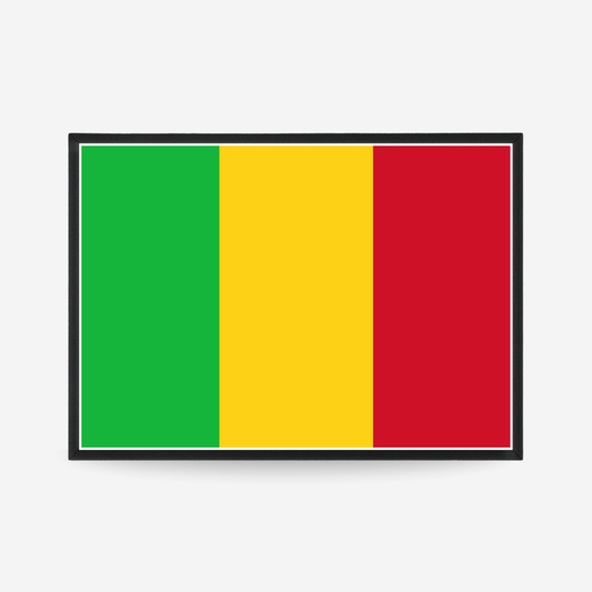 Poster of the flag of Mali
