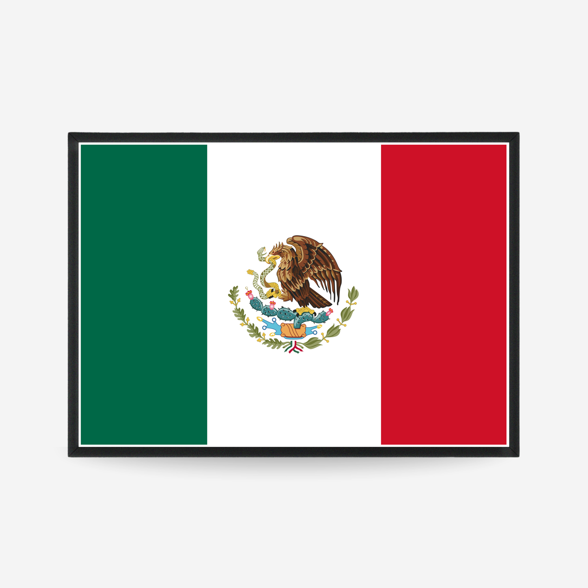 Poster of the flag of Mexico
