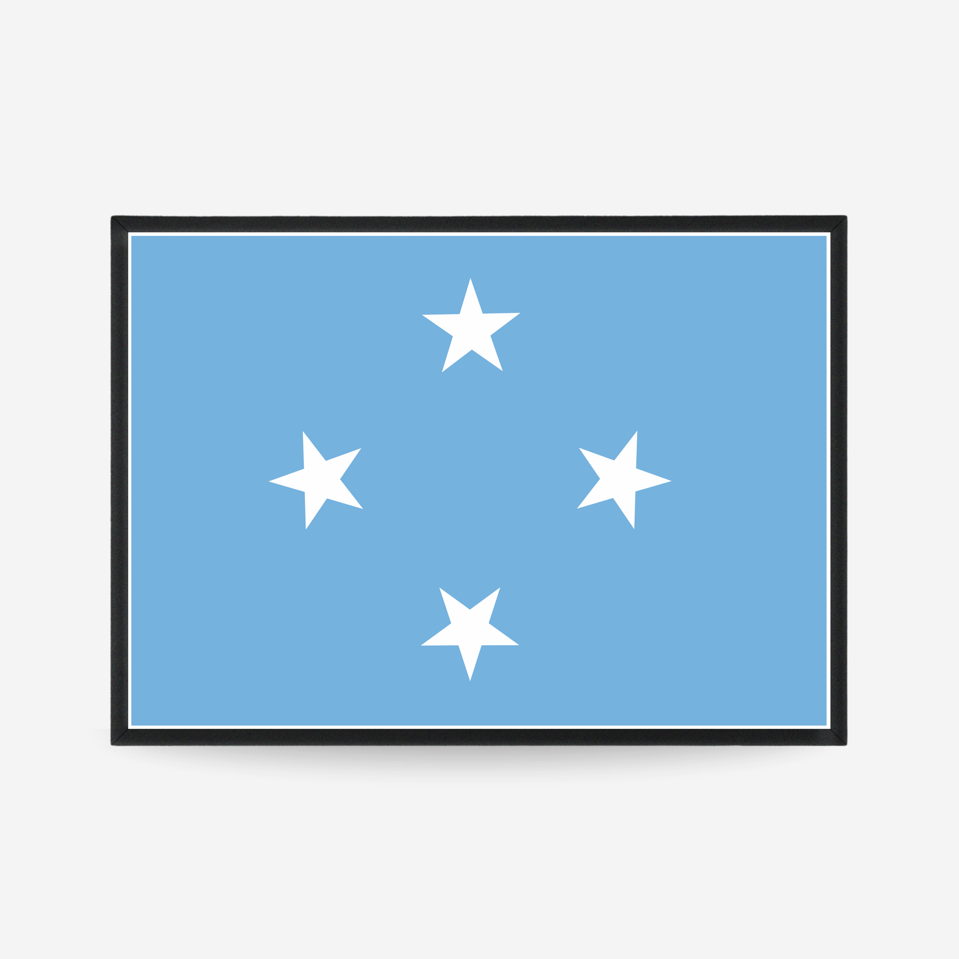 Poster of the flag of Micronesia
