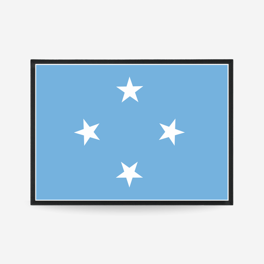Poster of the flag of Micronesia
