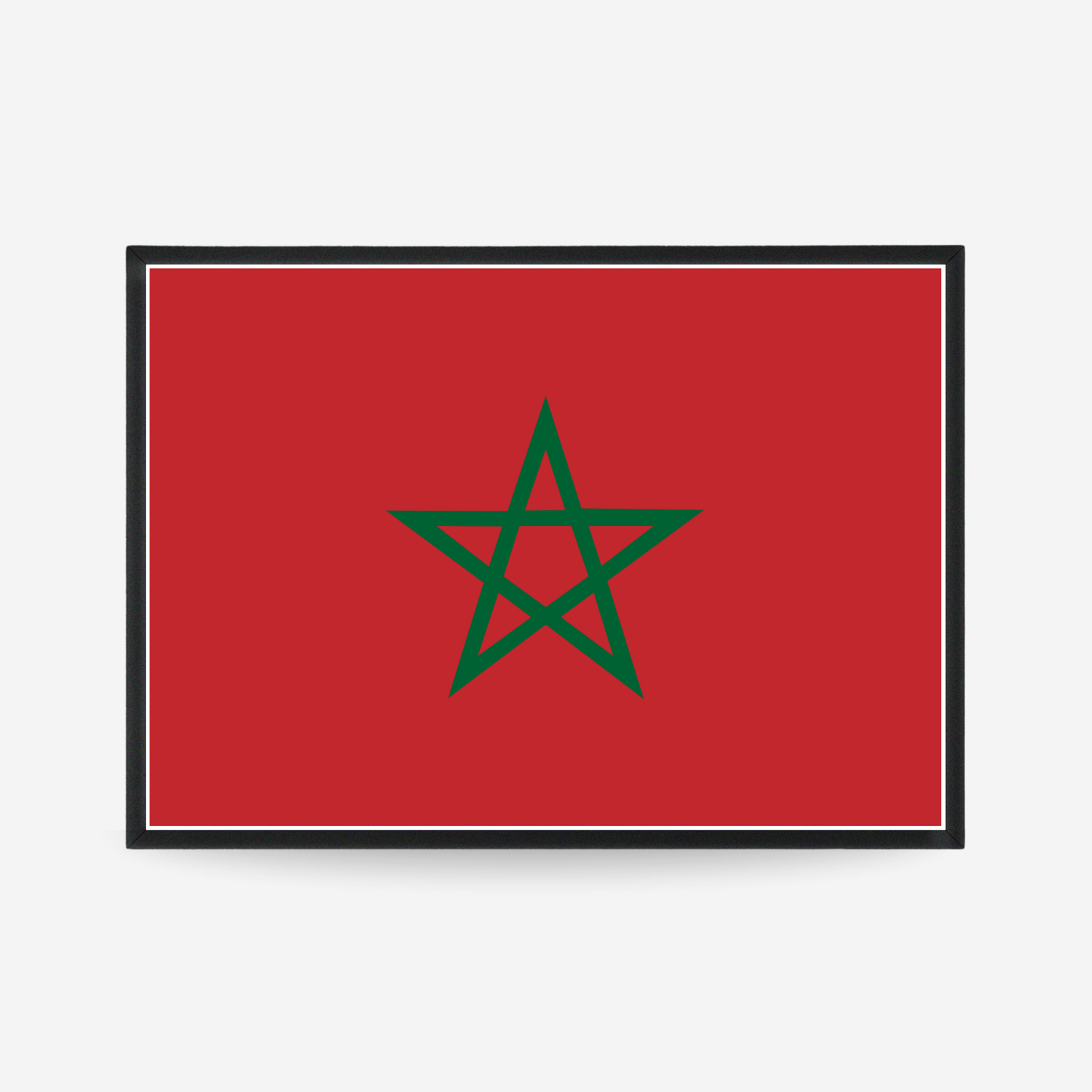 Poster of the flag of Morocco
