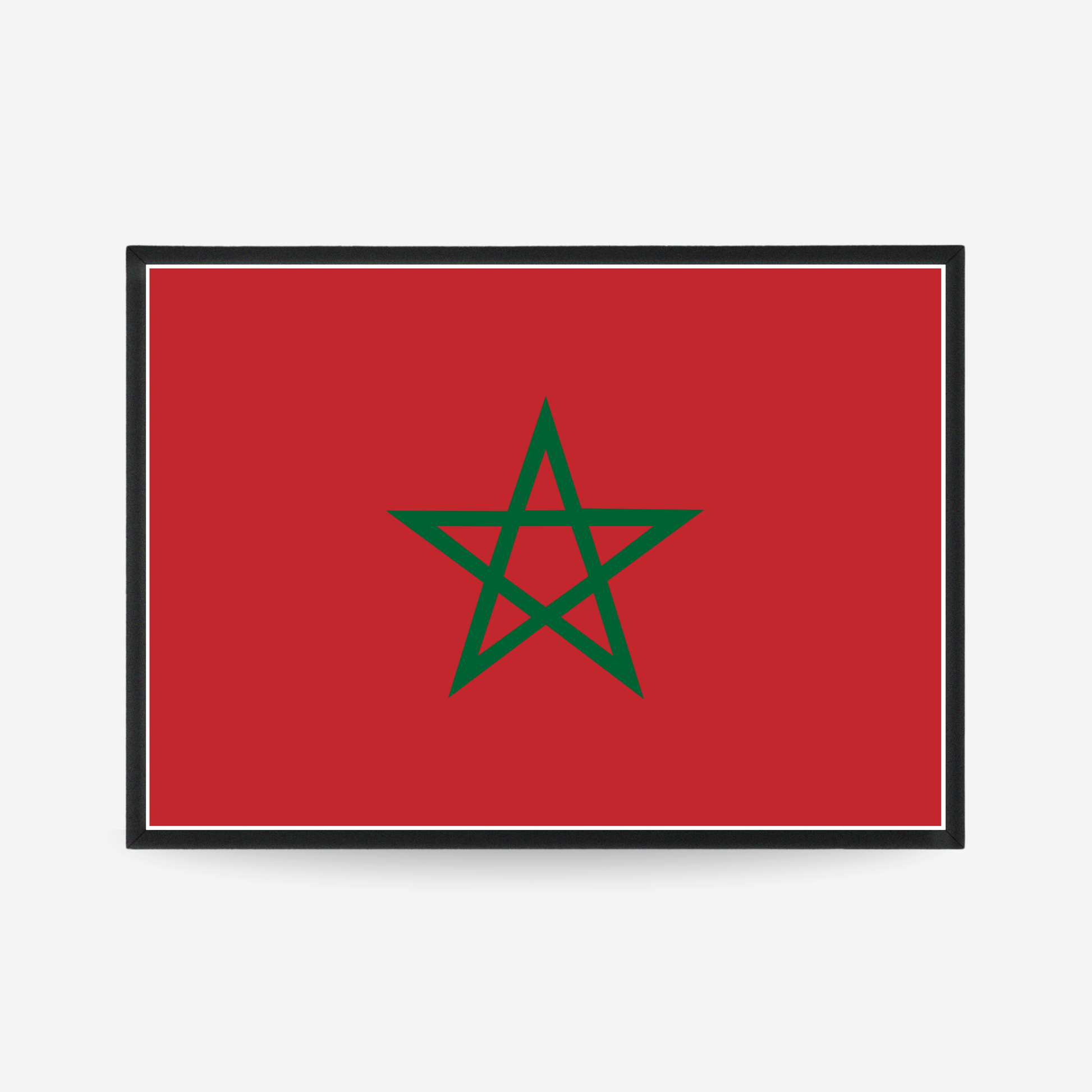 Poster of the flag of Morocco
