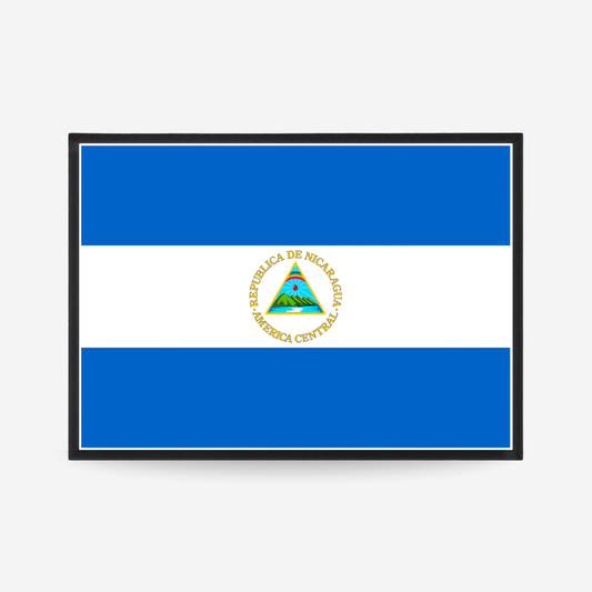 Poster of the flag of Nicaragua
