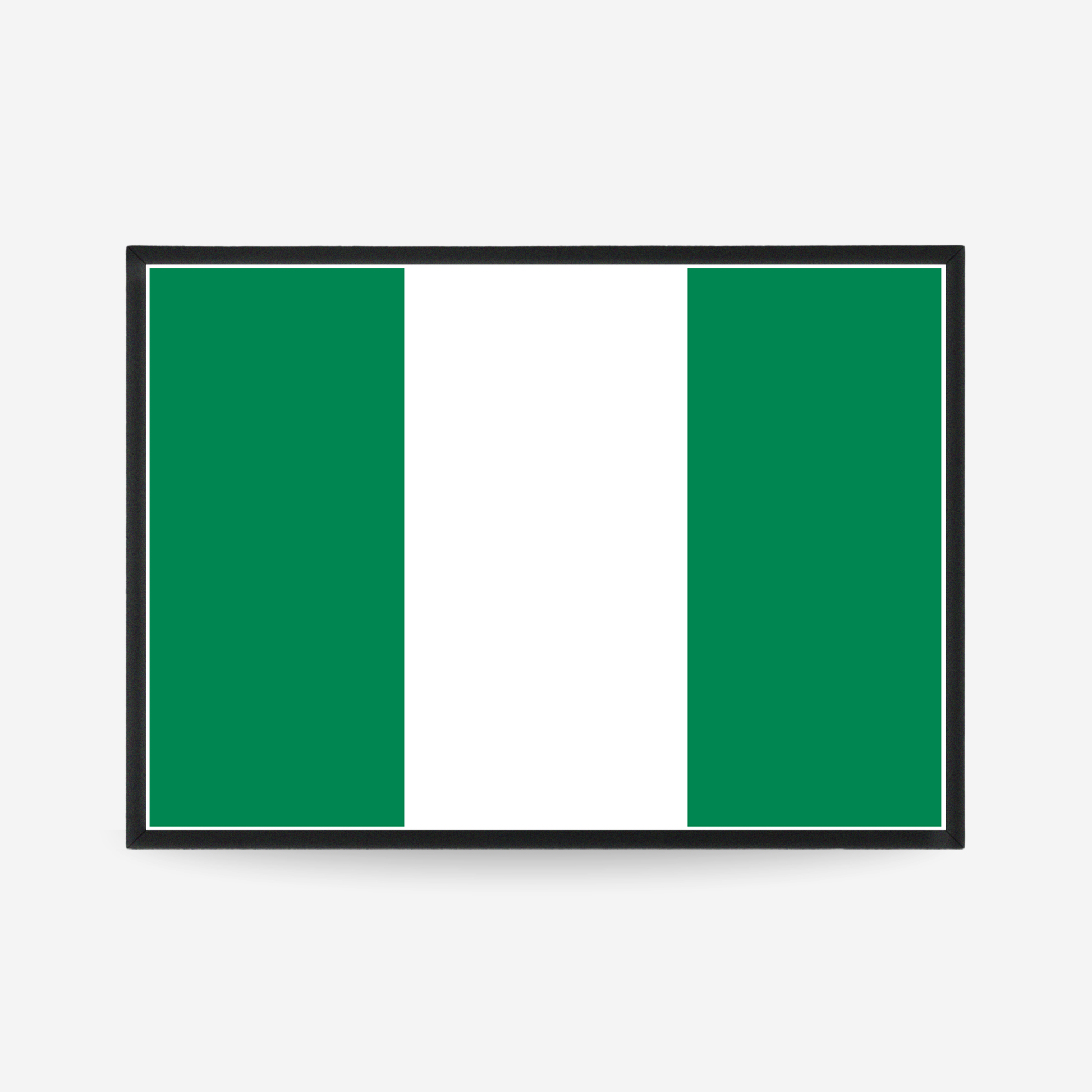 Poster of the flag of Nigeria
