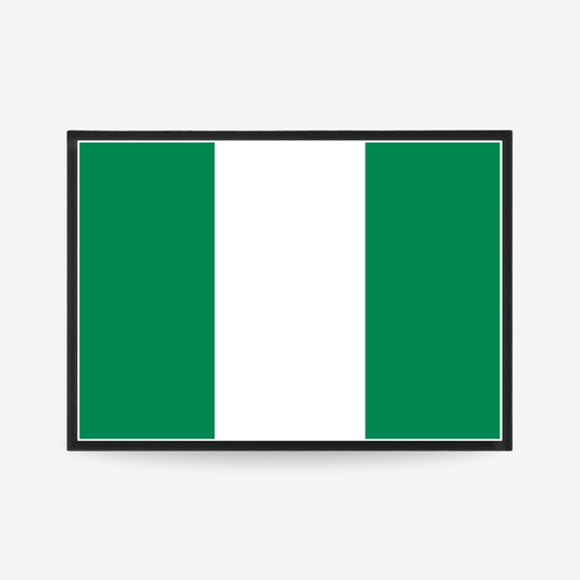 Poster of the flag of Nigeria
