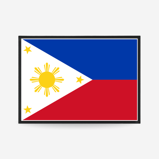 Poster of the flag of Philippines