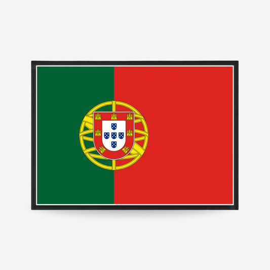 Poster of the flag of Portugal
