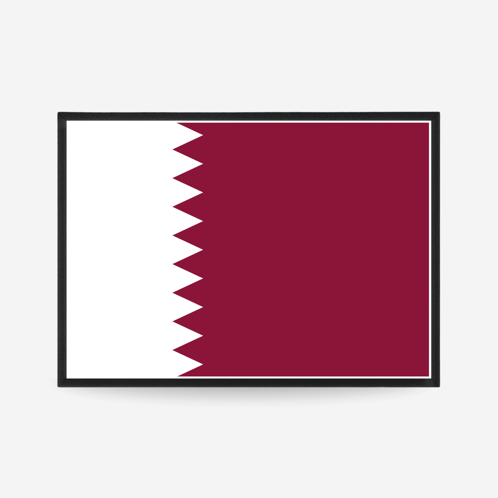 Poster of the flag of Qatar
