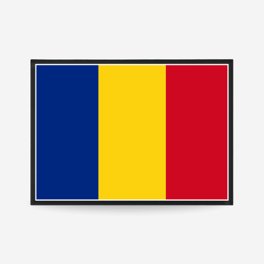 Poster of the flag of Romania
