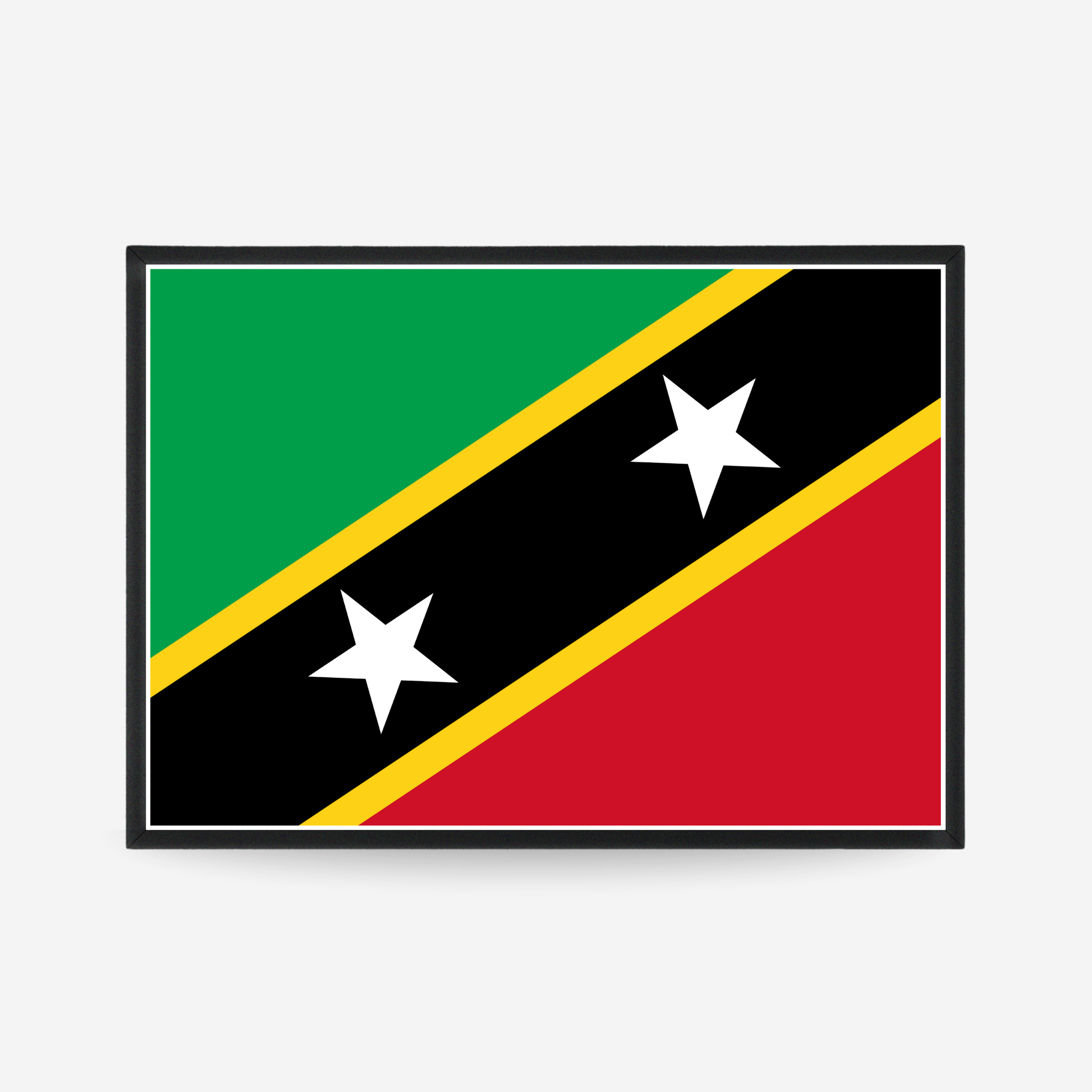 Poster of the flag of Saint Kitts and Nevis