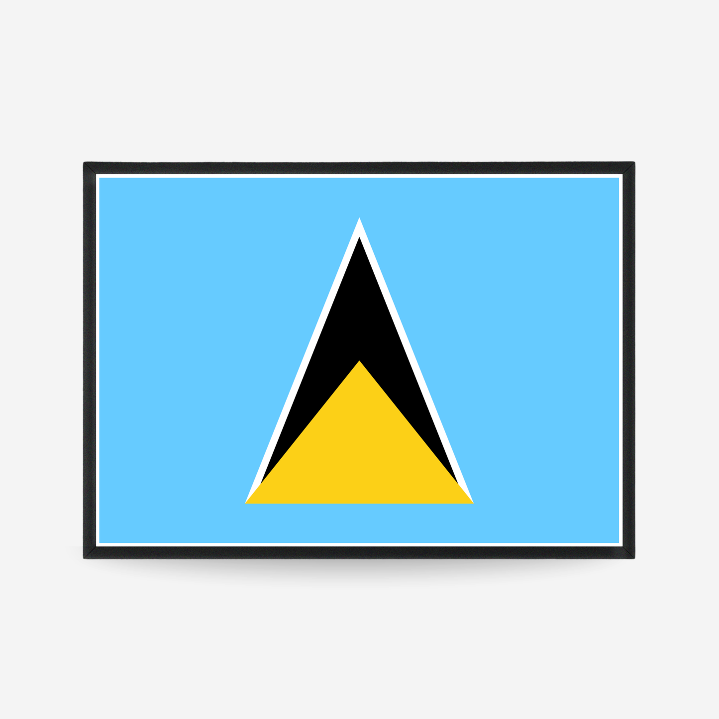 Poster of the flag of Saint Lucia
