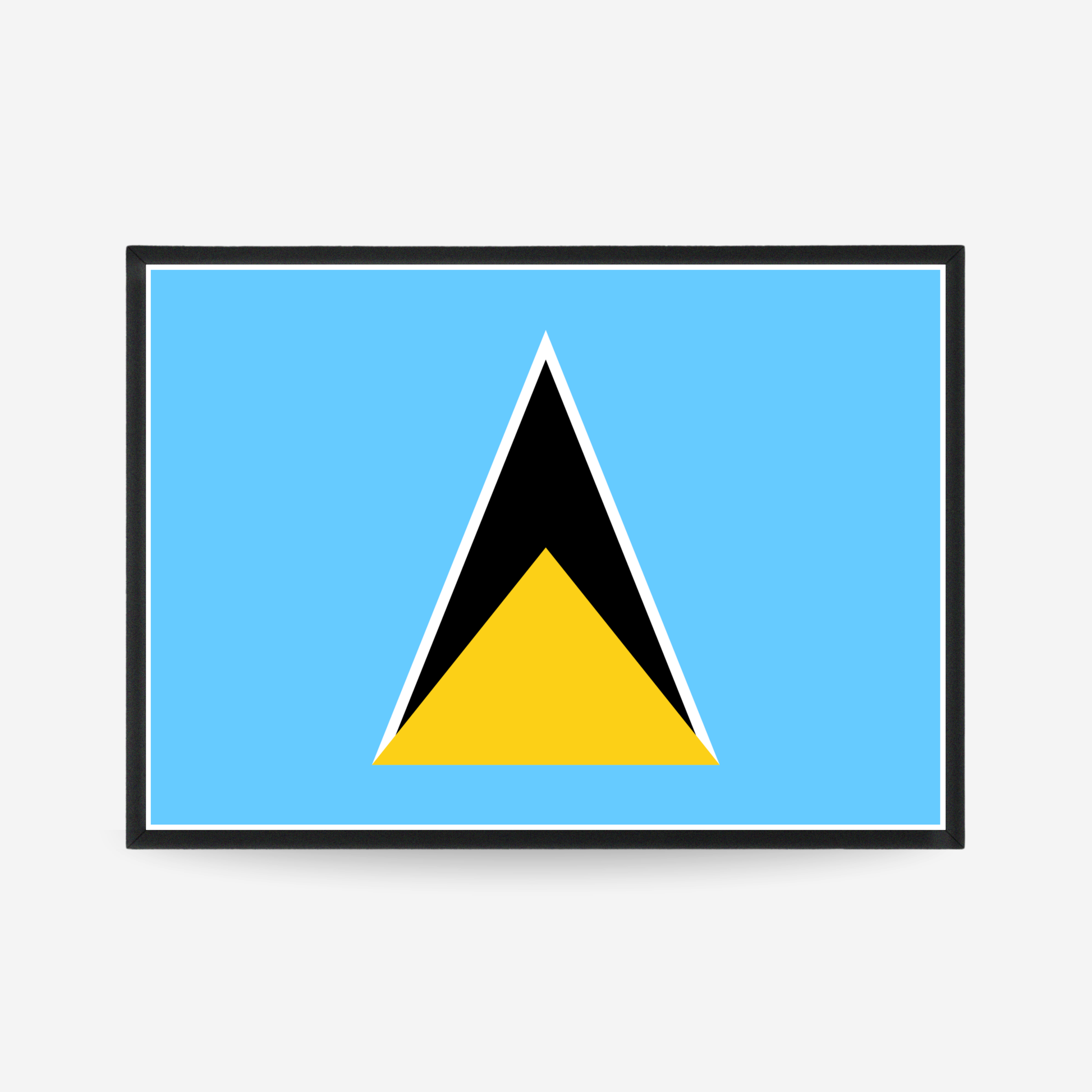 Poster of the flag of Saint Lucia
