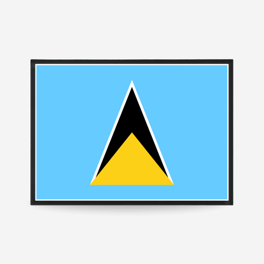 Poster of the flag of Saint Lucia
