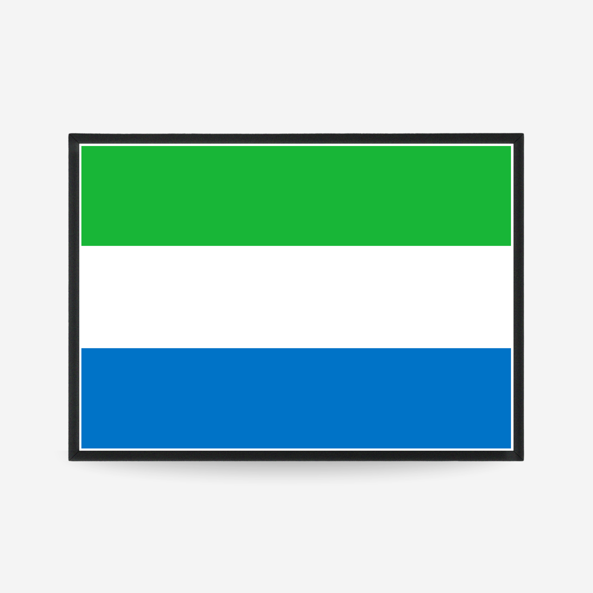 Poster of the flag of Sierra Leone