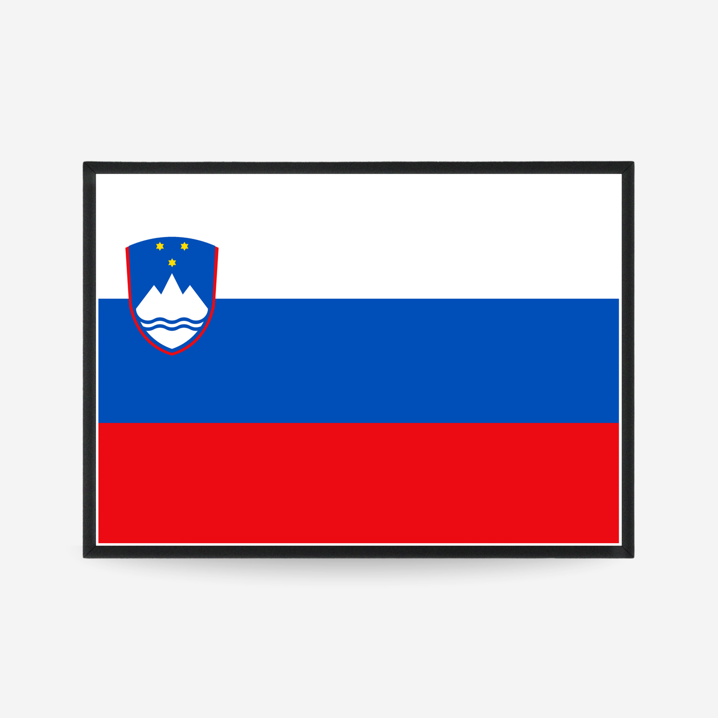 Poster of the flag of Slovenia
