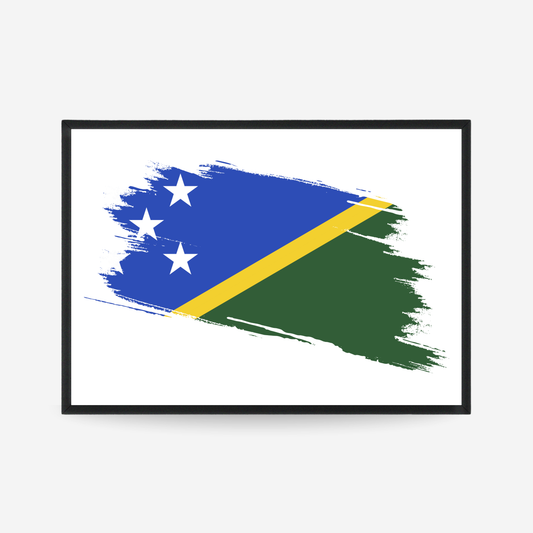 Poster of the flag of Solomon Islands