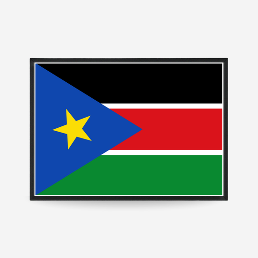 Poster of the flag of South Sudan