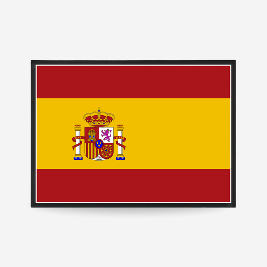 Poster of the flag of Spain
