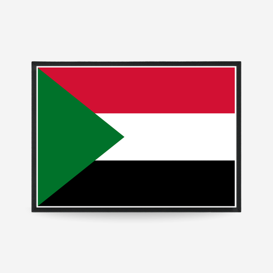 Poster of the flag of Sudan
