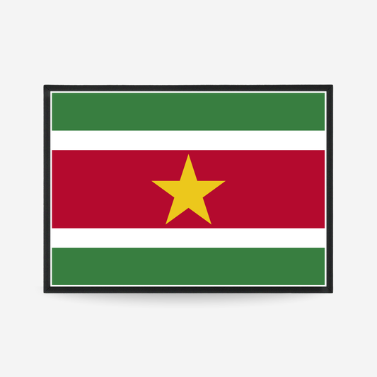 Poster of the flag of Suriname
