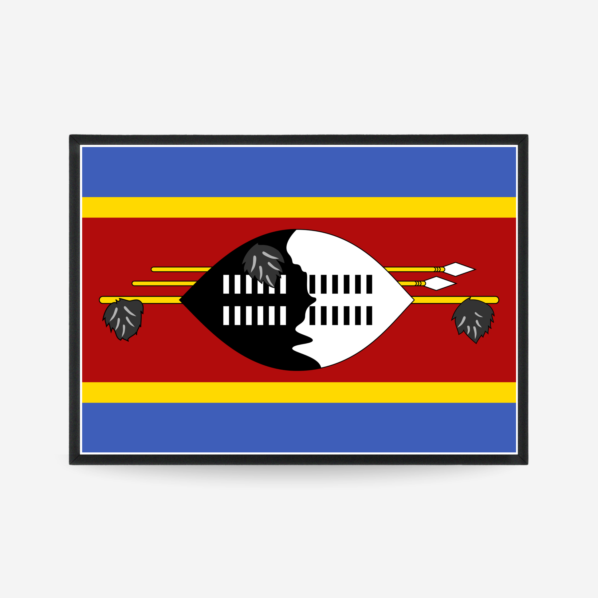 Poster of the flag of Swaziland