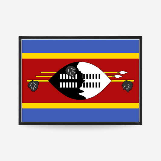 Poster of the flag of Swaziland