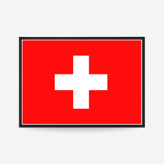 Poster of the flag of Switzerland