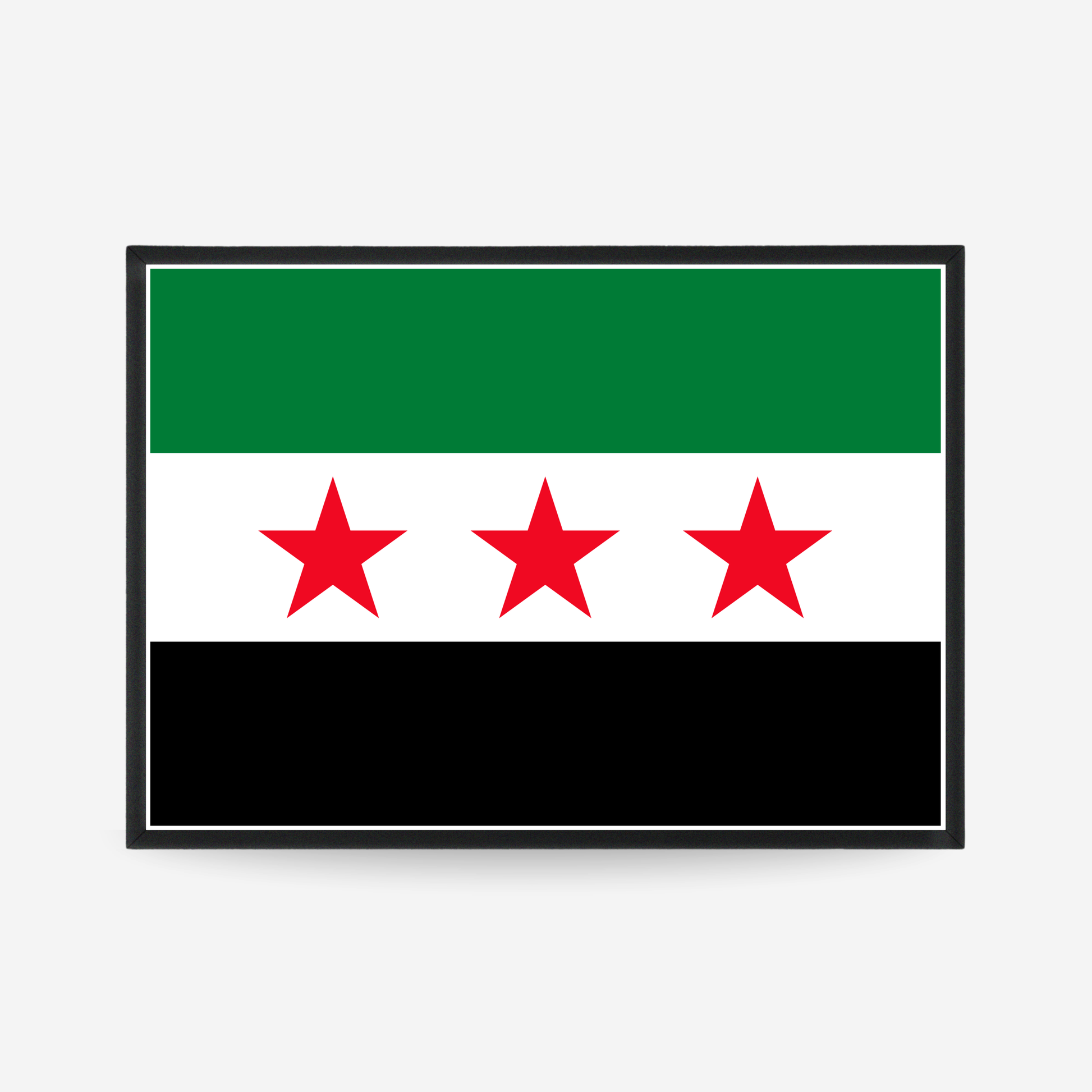 Poster of the flag of Syria