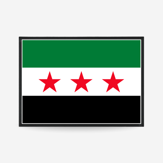 Poster of the flag of Syria