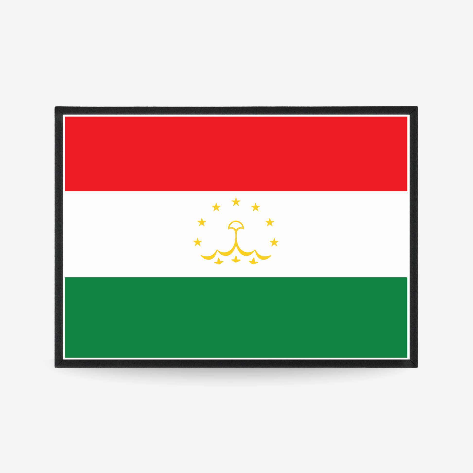 Poster of the flag of Tajikistan