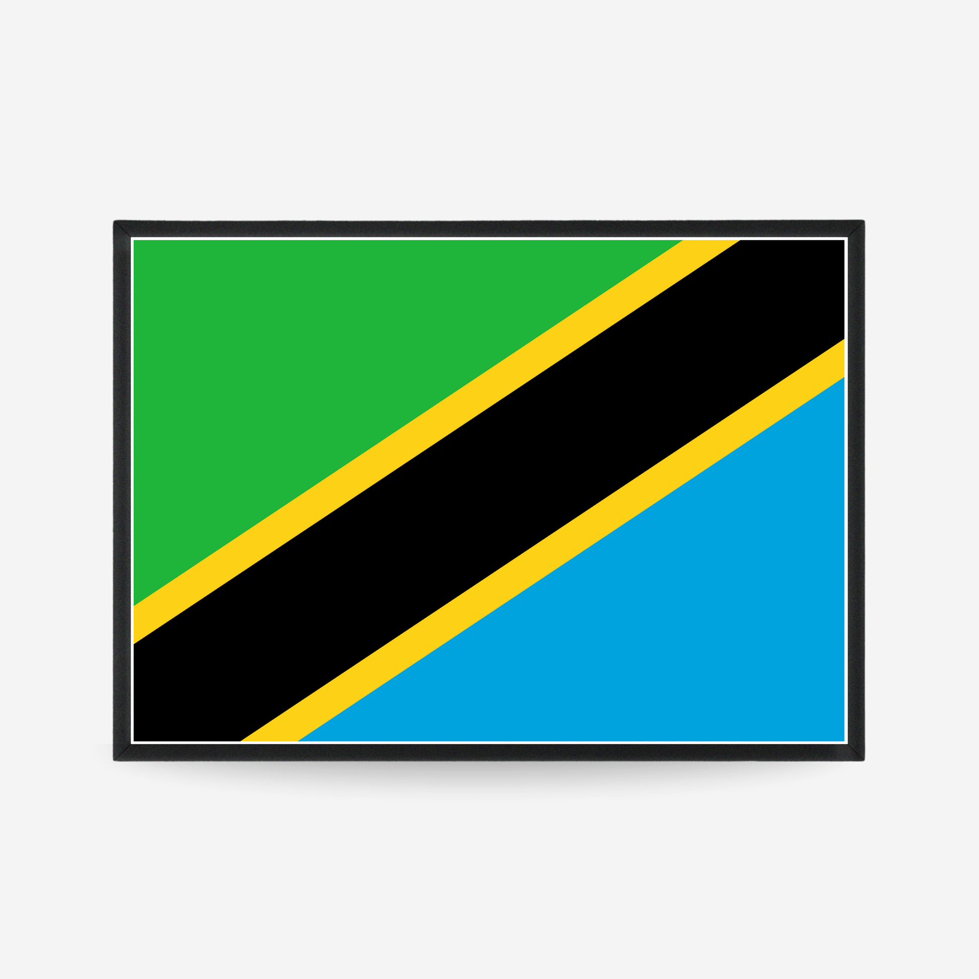 Poster of the flag of Tanzania