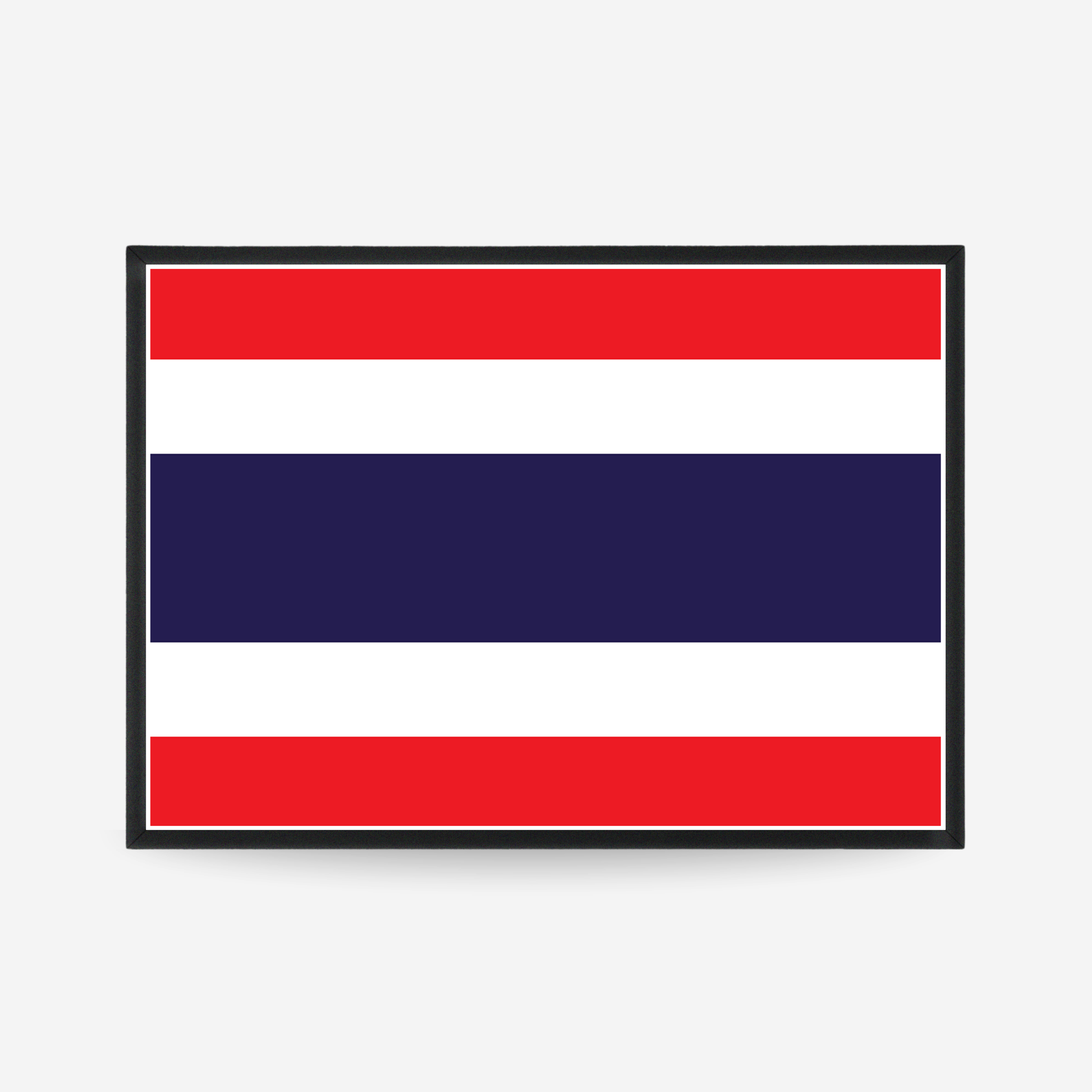 Poster of the flag of Thailand