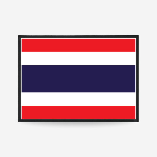 Poster of the flag of Thailand