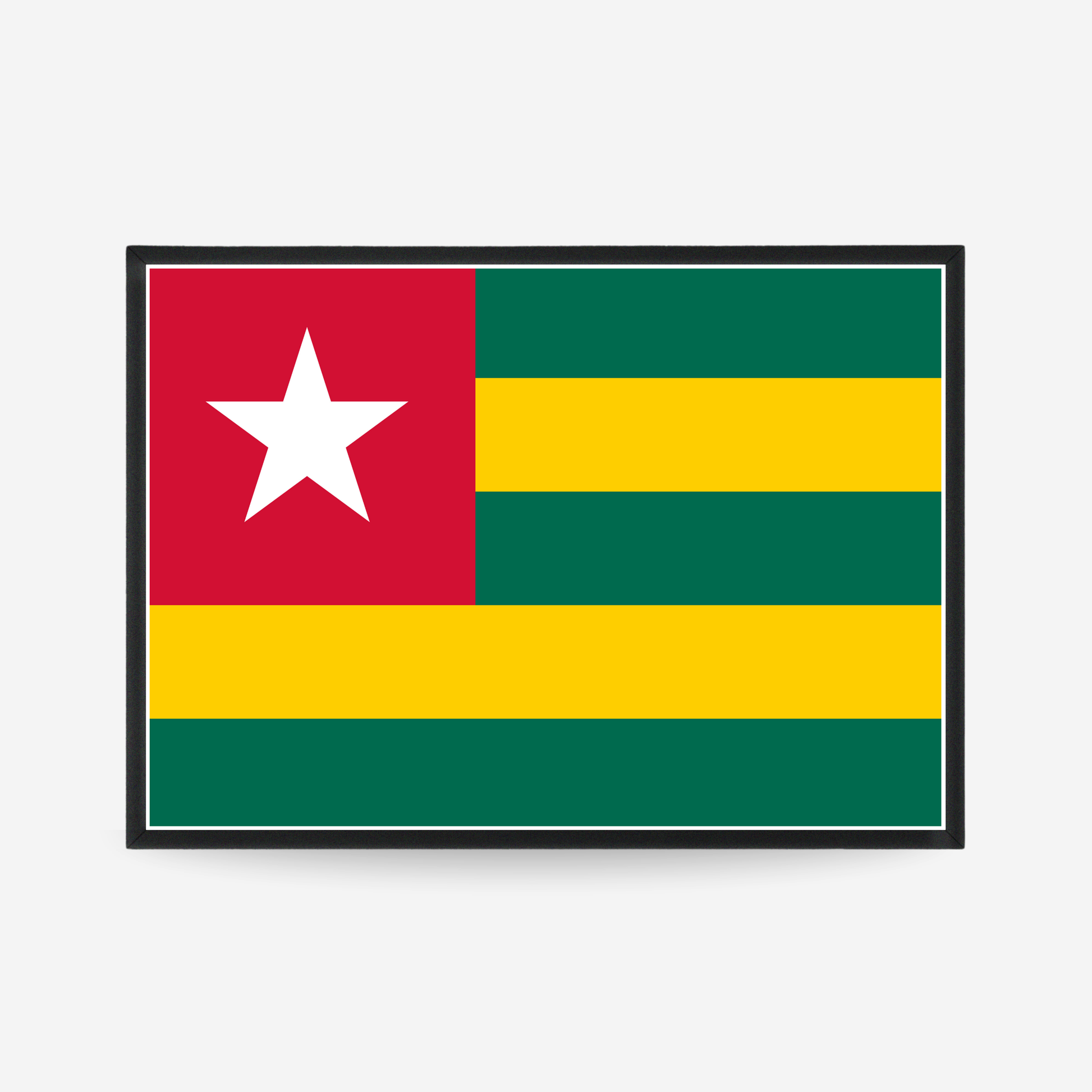 Poster of the flag of Togo