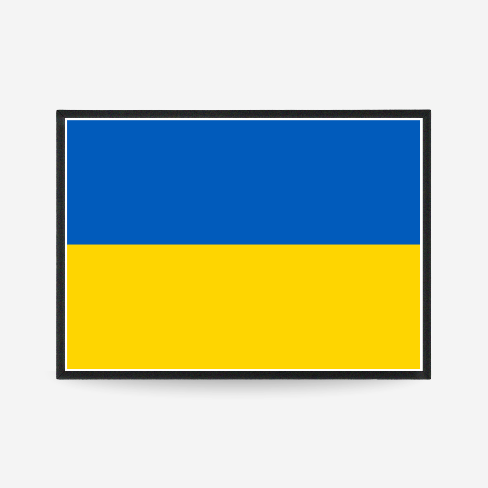 Poster of the flag of Ukraine