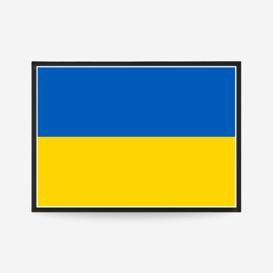 Poster of the flag of Ukraine