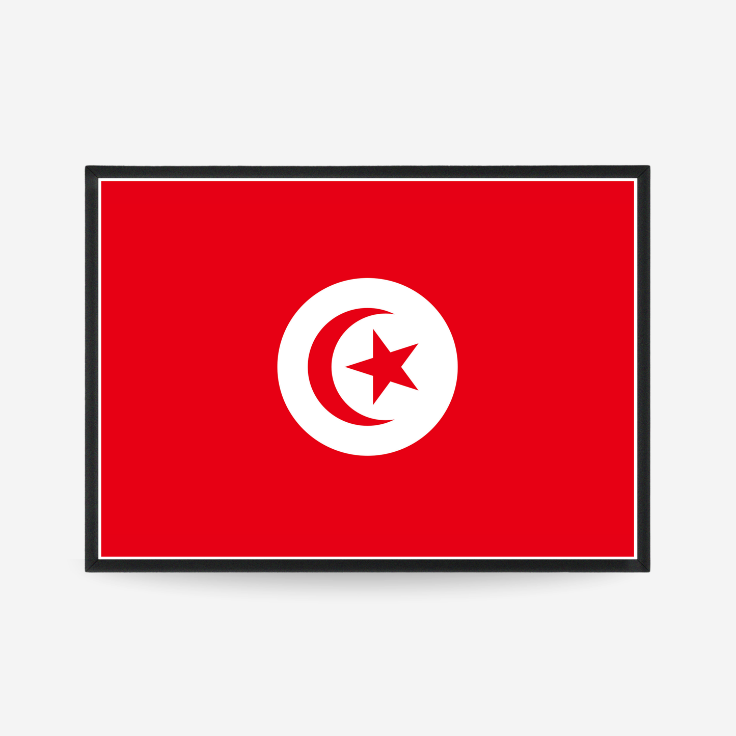 Poster of the flag of tunisia