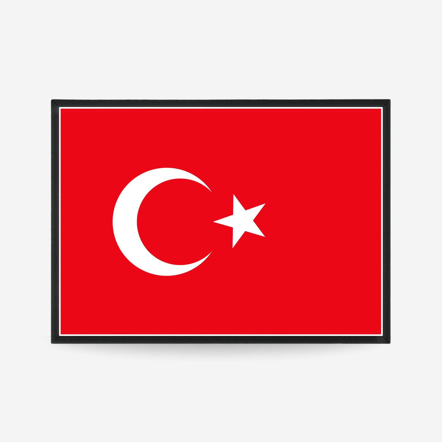Poster of the flag of turkey