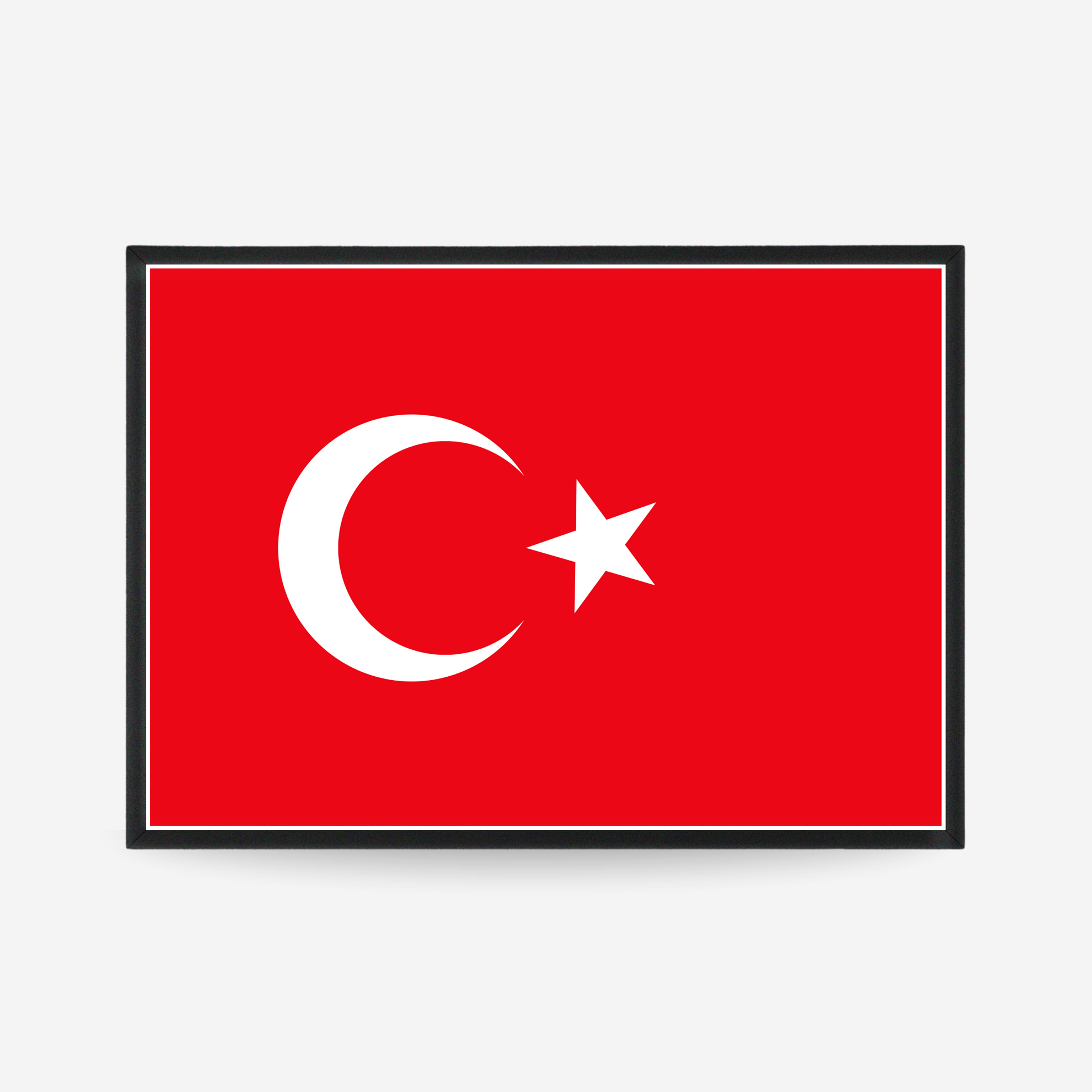 Poster of the flag of turkey