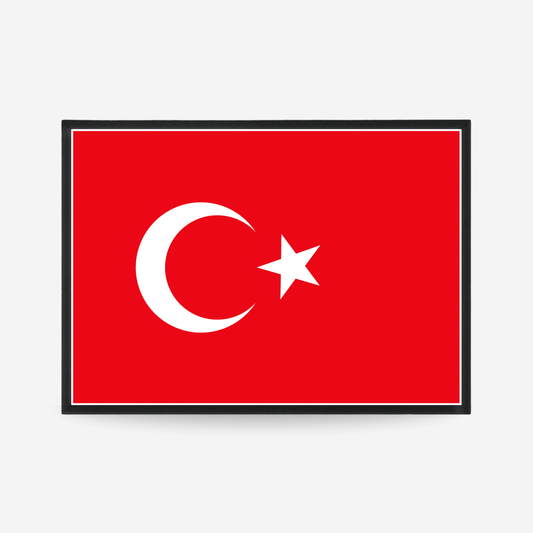 Poster of the flag of turkey