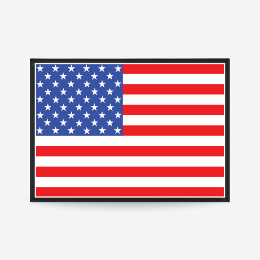 Poster of the flag of united states