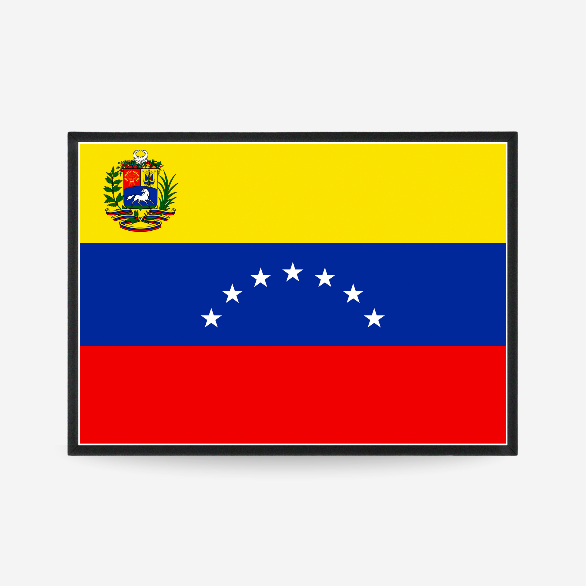 Poster of the flag of venezuela